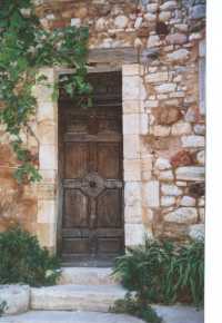 An old door in M&egrave;nerbes